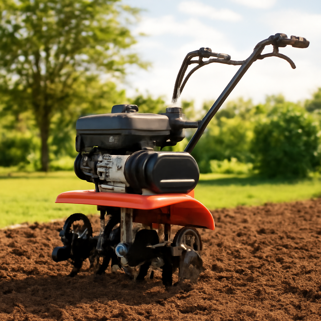 Rasentrimmer – Anwendung im Garten (AI)