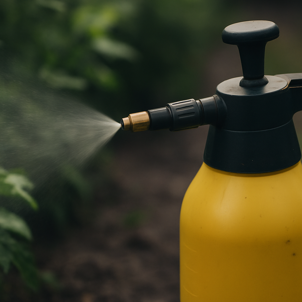 Rasentrimmer – Anwendung im Garten (AI)