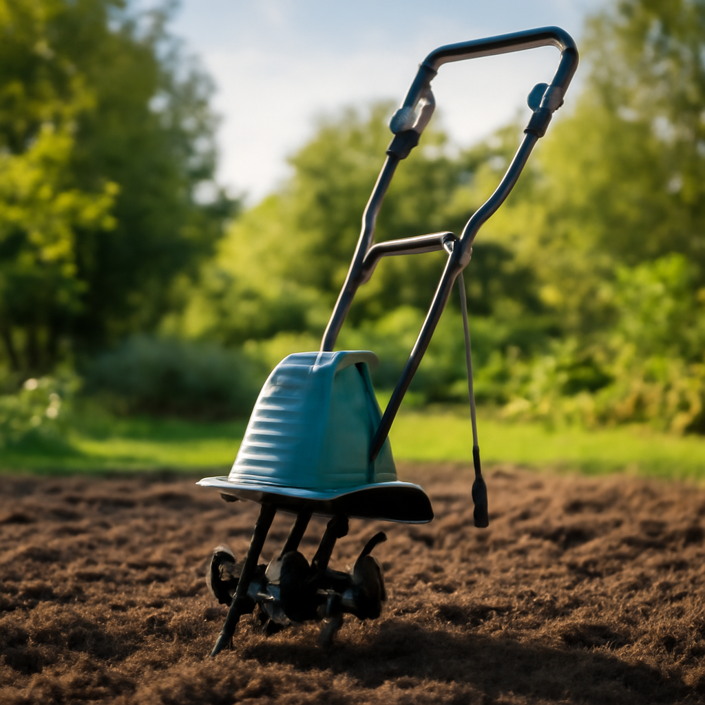 Rasentrimmer – Anwendung im Garten (AI)