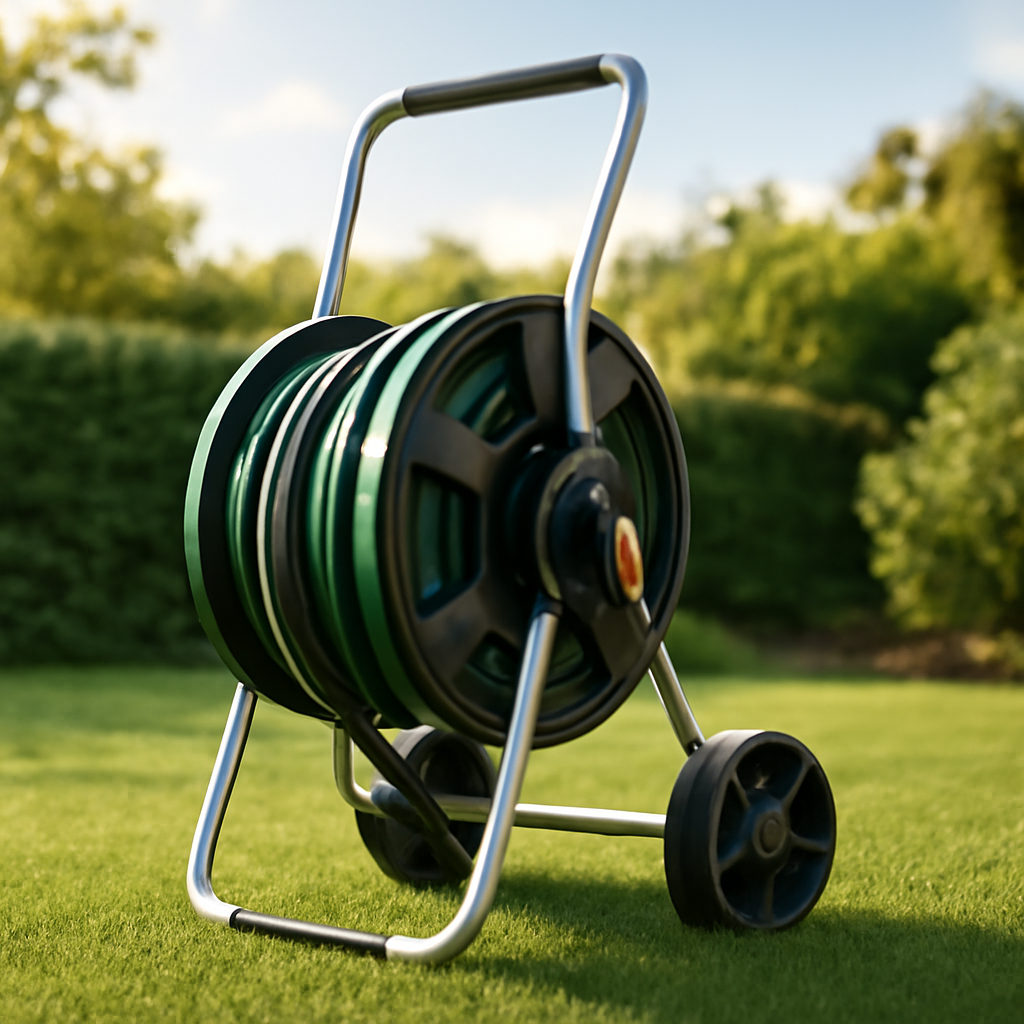 Rasentrimmer – Anwendung im Garten (KI)