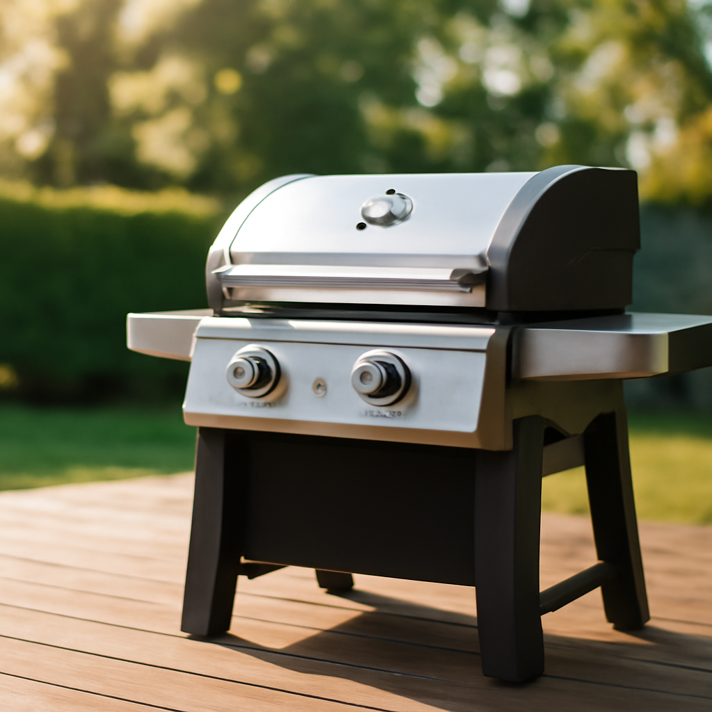 Rasentrimmer – Anwendung im Garten (KI)