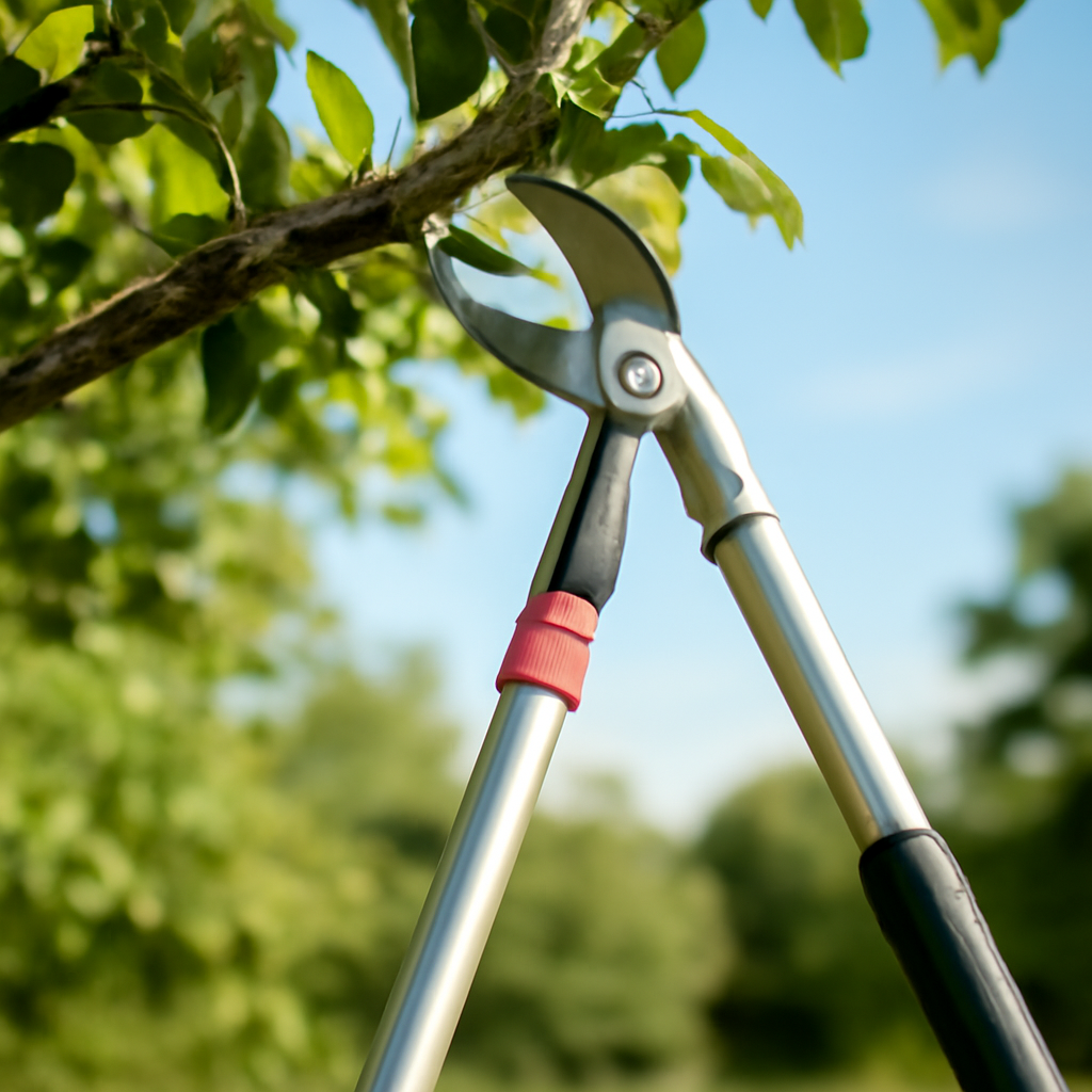 Rasentrimmer – Anwendung im Garten (KI)