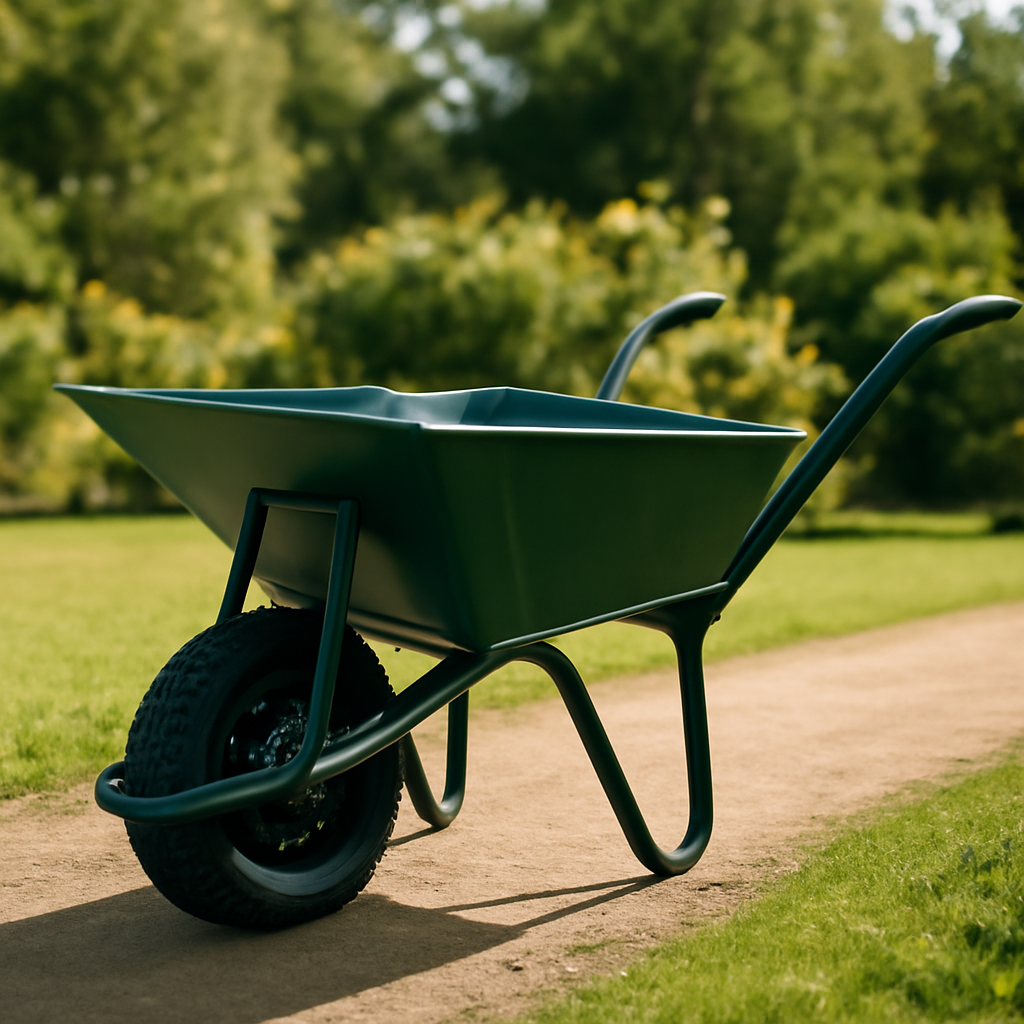 Rasentrimmer – Anwendung im Garten (KI)