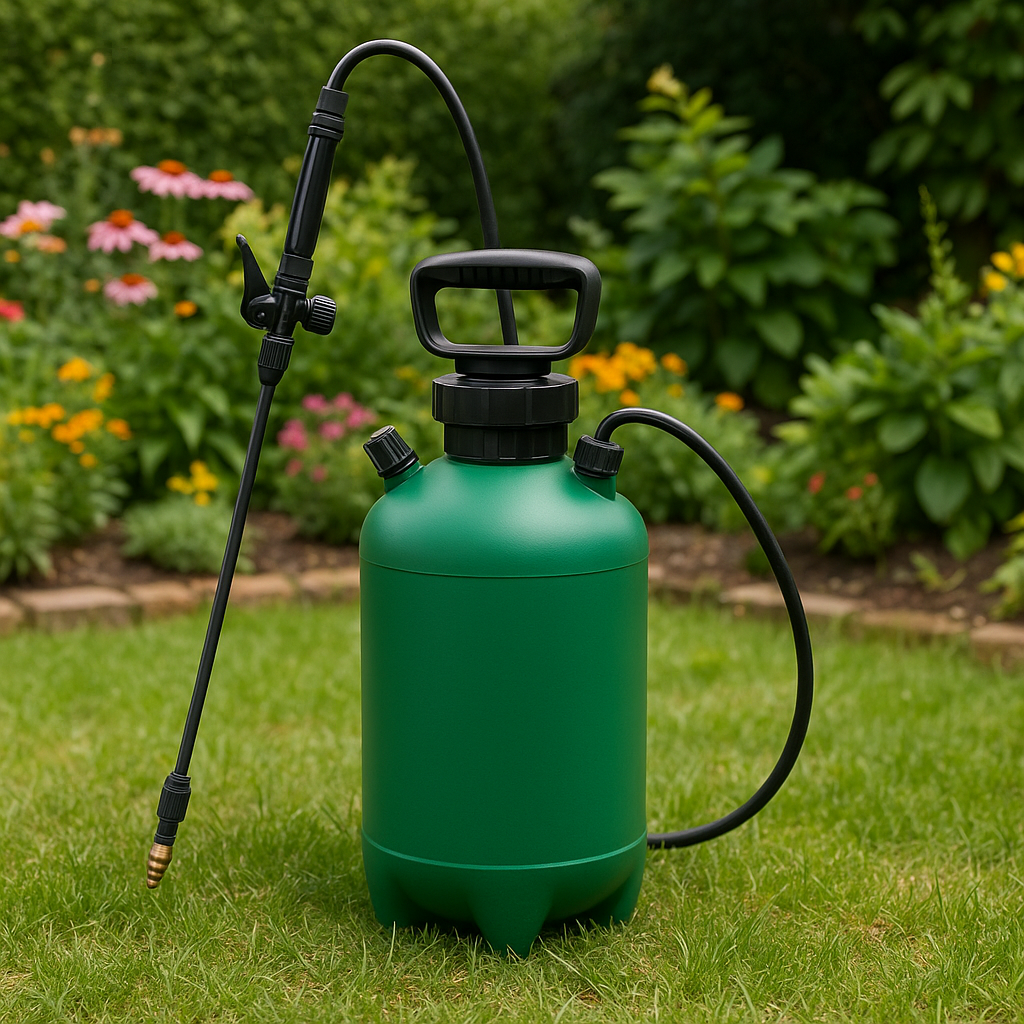 Garten‑Produkt – Anwendung im Garten (AI generiert)