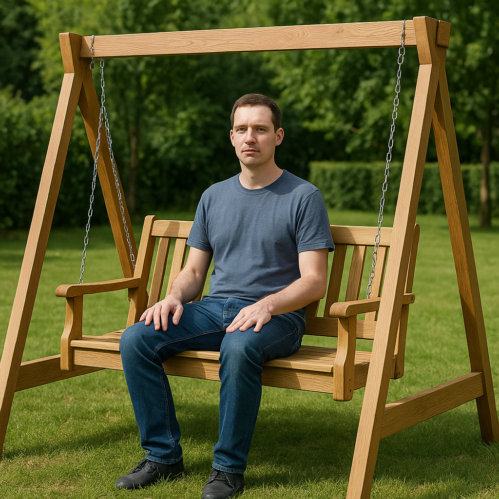 Rasentrimmer – Anwendung im Garten (AI)