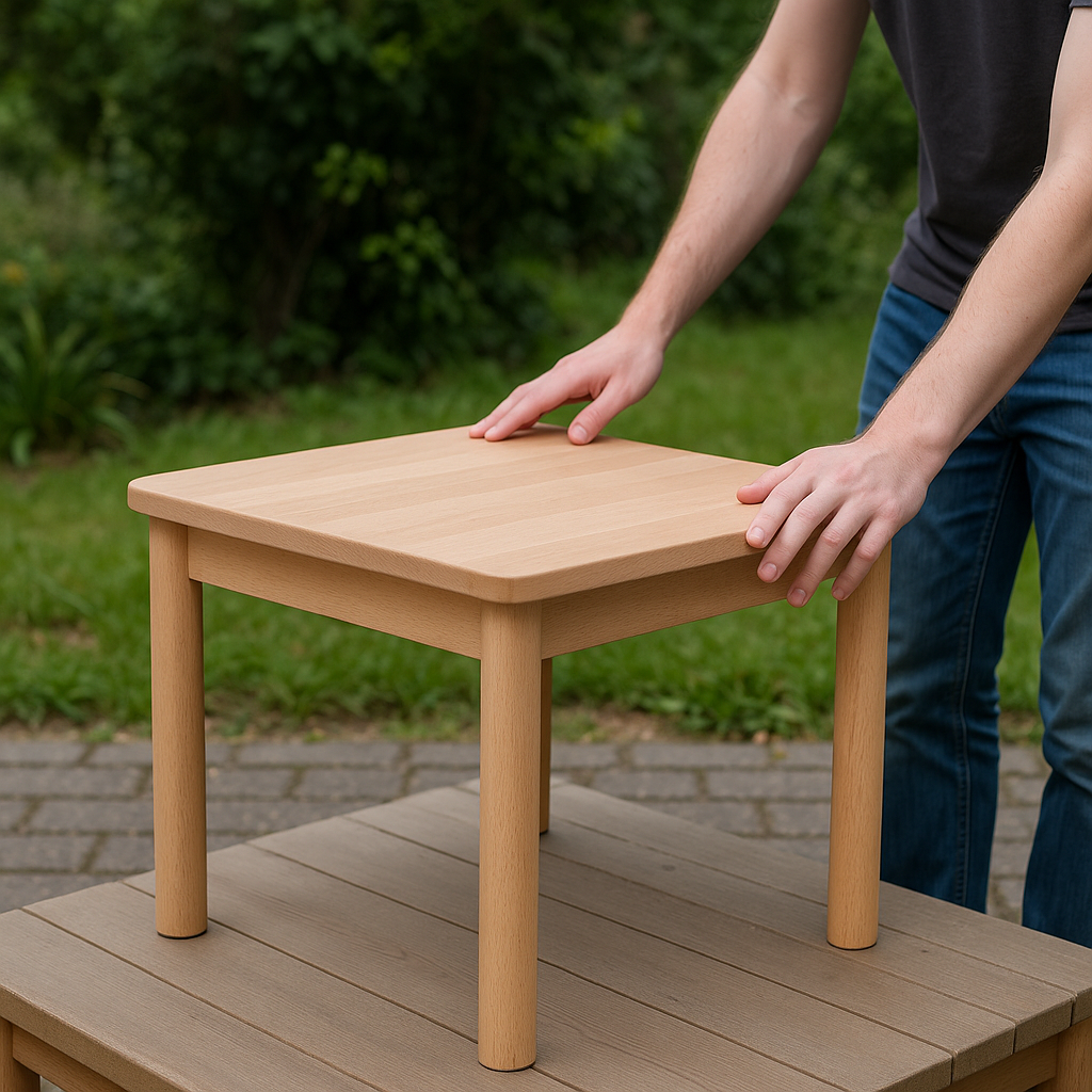 Rasentrimmer – Anwendung im Garten (AI)