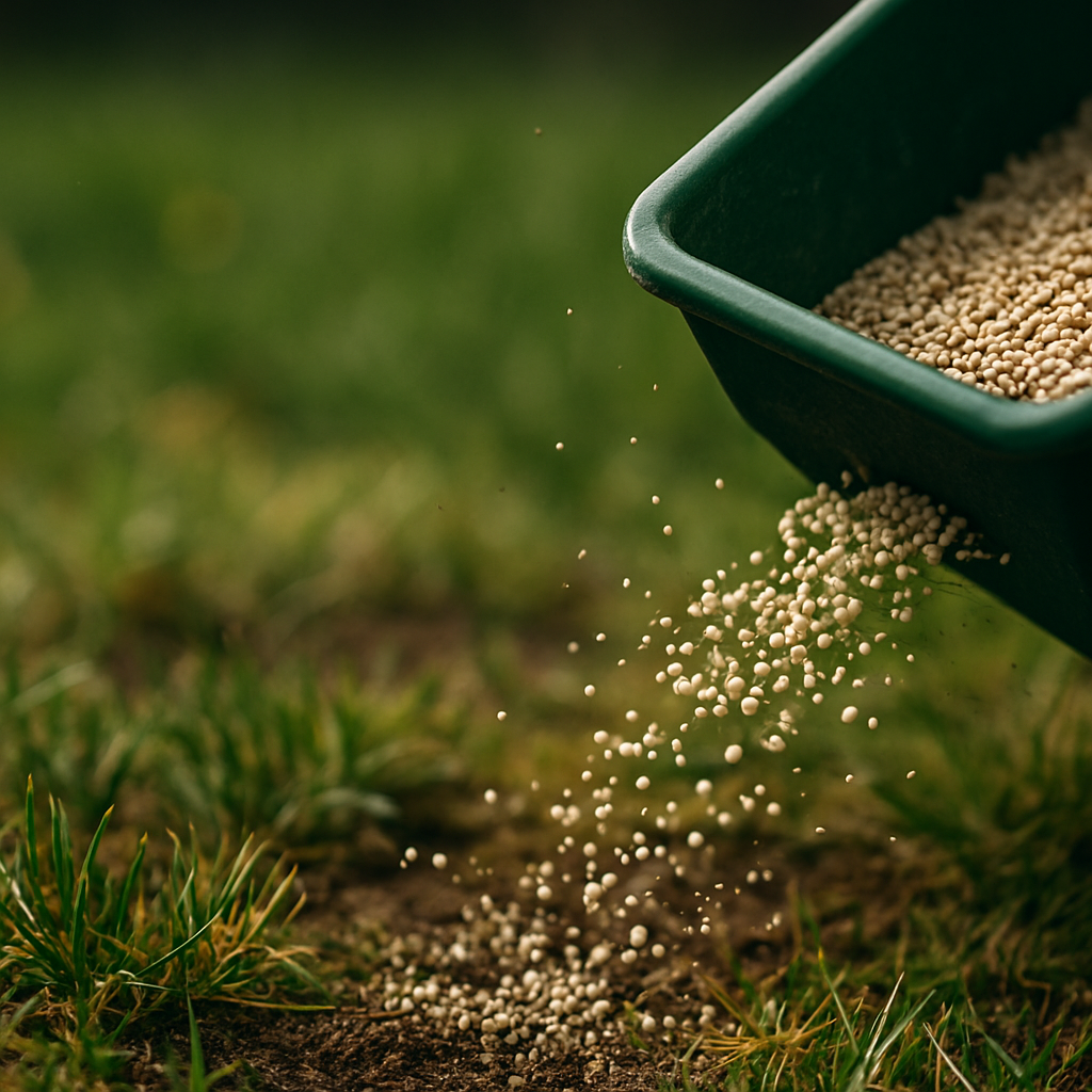 Rasentrimmer â€“ Anwendung im Garten (AI)