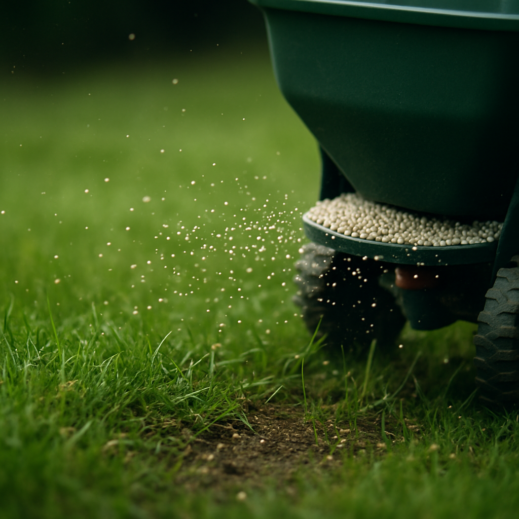 Rasentrimmer â€“ Anwendung im Garten (AI)