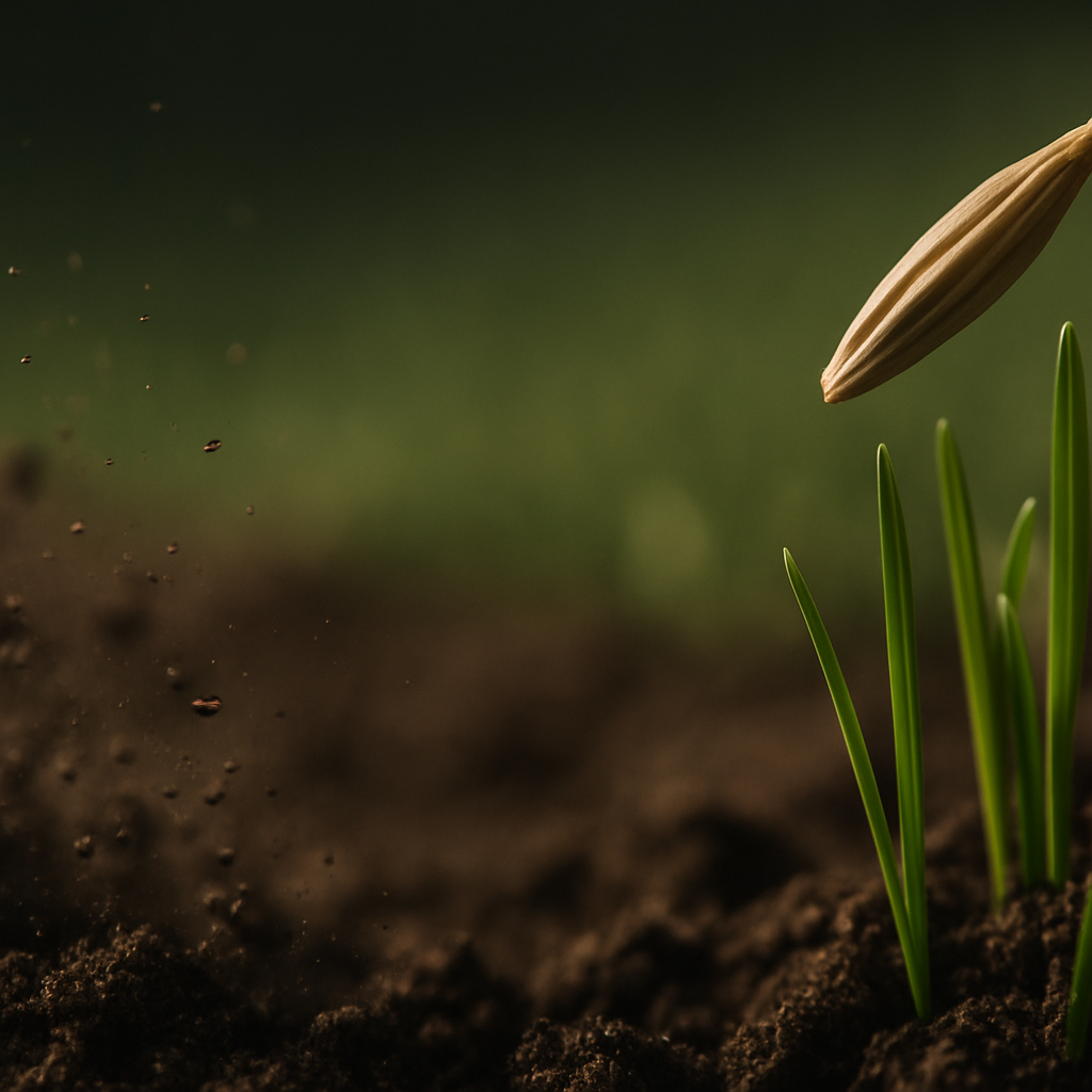 Rasentrimmer â€“ Anwendung im Garten (AI)